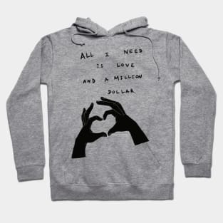 Edgy slogan that boosts your self confidence Hoodie